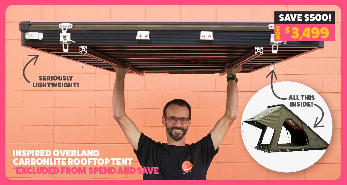 Inspired Overland Carbonlite Rooftop Tent
