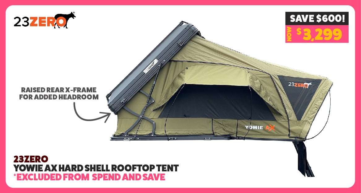 23Zero Yowie AX Hard Shell Rooftop Tent