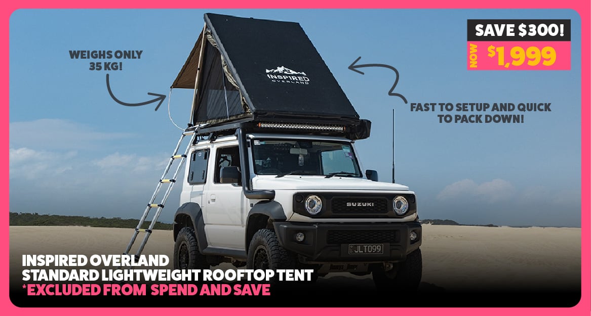 Inspired Overland Standard Lightweight Rooftop Tent