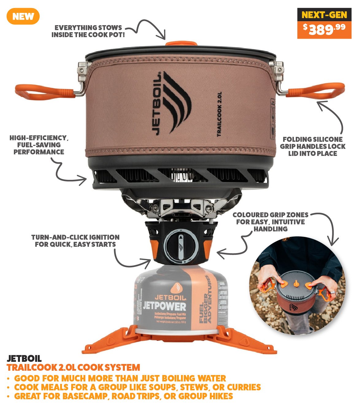 JetBoil TrailCook 2.0L Cook System