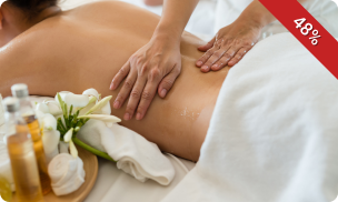 Balinese massage (60 min) incl. voetscrub + koffie/thee voor 1 of 2 personen