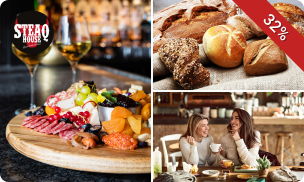 Luxe brunch + dranken bij Steaqhouse