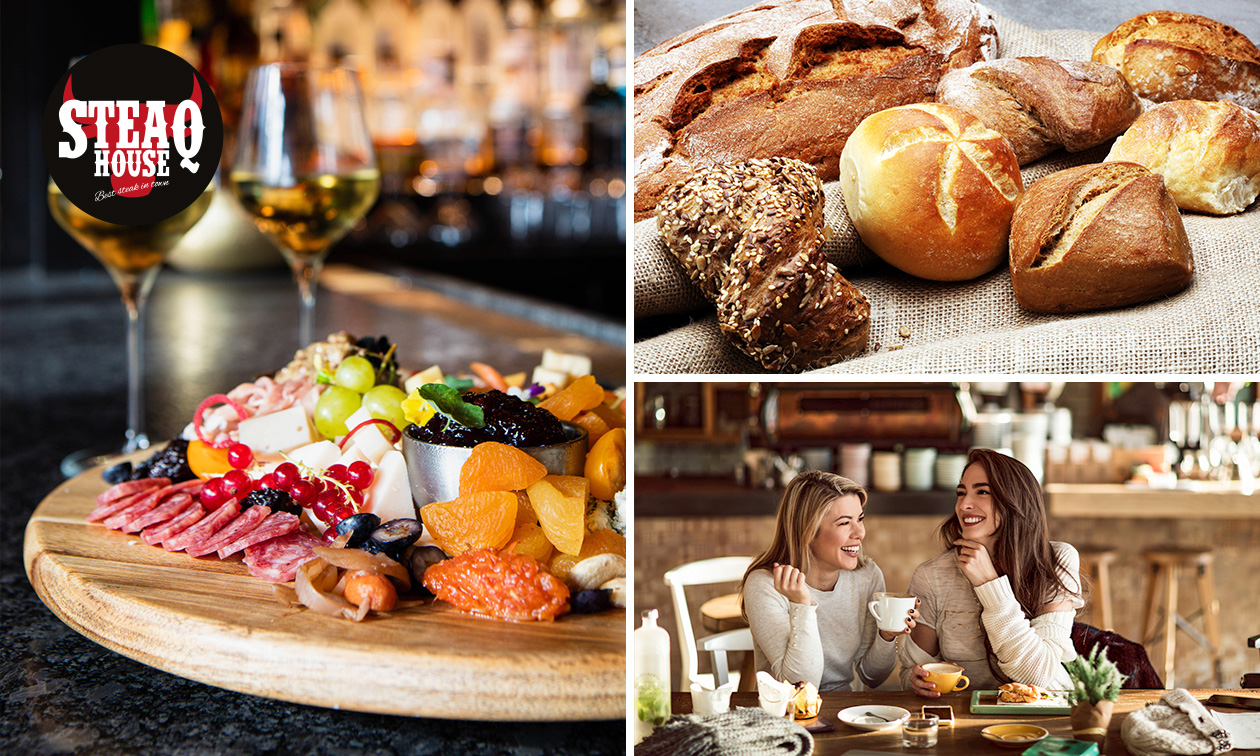 Luxe brunch + dranken bij Steaqhouse