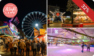 Schaatsen + ritje carrousel + 2 drankjes bij Winterland