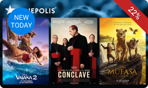 Bioscoopticket voor Kinepolis