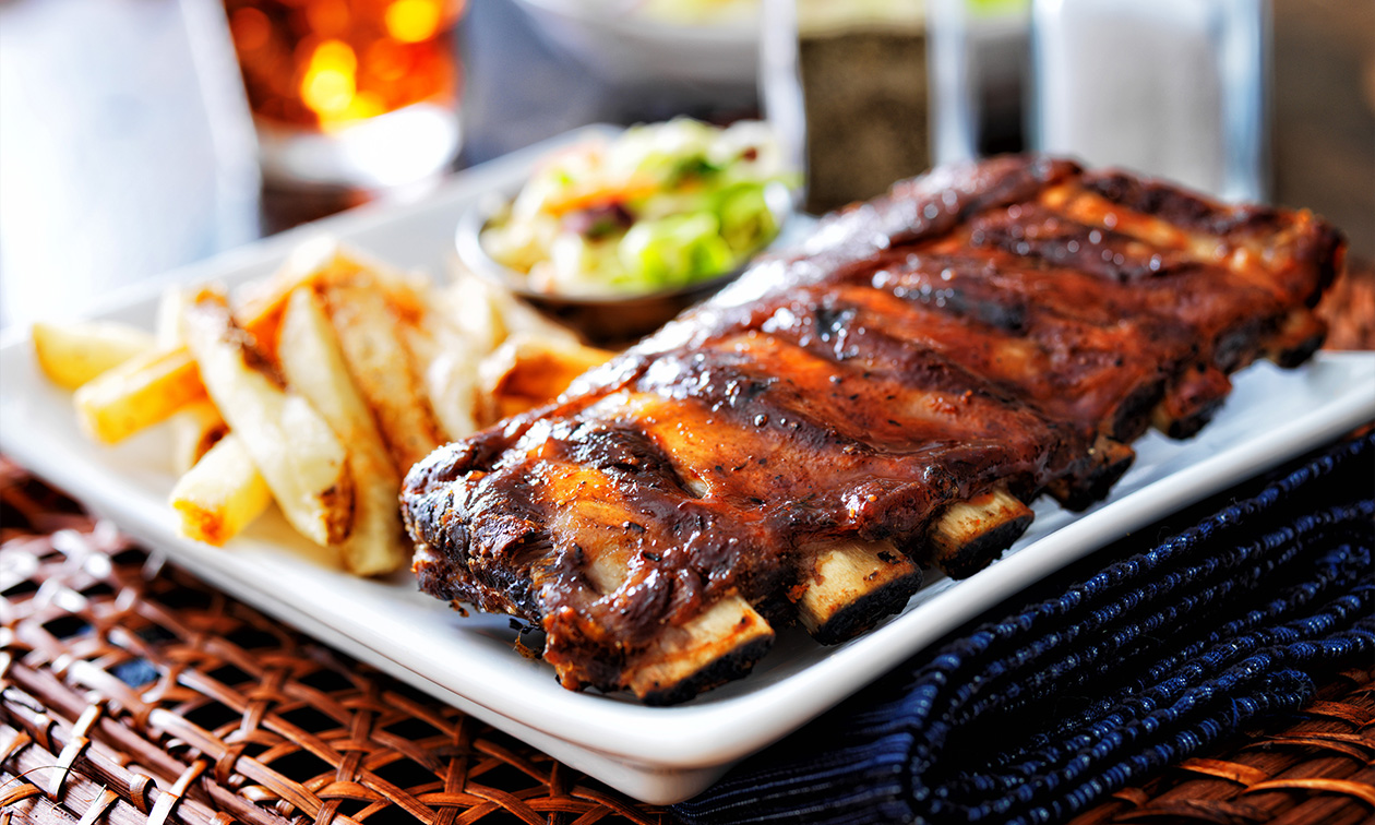 Spareribs à volonté + friet bij Marktzicht