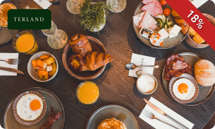 Uitgebreid ontbijtbuffet + glas bubbels bij Terland