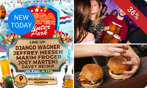 Ticket Mega Piraten Winterpark + pre-party + hamburger