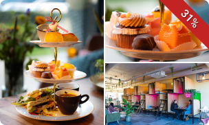 Luxe high tea + glas cava (2,5 uur) bij Puur Toeval