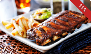 Spareribs à volonté + friet bij Marktzicht