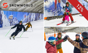 Skipas (4 uur, avond of hele dag) bij SnowWorld