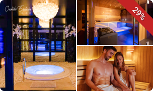 Luxe sauna-arrangement voor 2 (3 uur) + prosecco + borrelhapjes