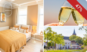 Overnachting voor 2 + welkomstdrankje + hapjesplank + late check-out bij Hotel Toxopeus Anjum