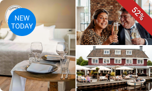 Overnachting voor 2 + welkomstdrankje + late check-out + evt. diner nabij Heerenveen