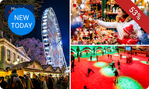 Entree tot overdekte schaatsbaan bij Magisch Maastricht Vrijthof