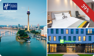 Overnachting voor 2 + ontbijt in het centrum van Düsseldorf