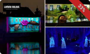 Entree Lumina Rolduc - Lichtkunst in de Abdij + koffie, thee of warme chocomel