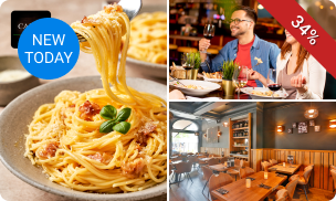 2- of 3-gangen keuzelunch of -diner bij Caro's