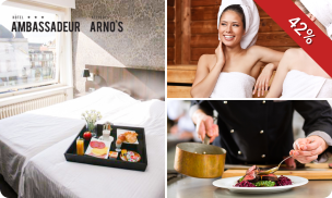 Overnachting(en) + sauna + ontbijt voor 2 in hartje Oostende