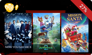 Bioscoopkaartje voor Pathé