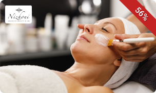 Gelaatsbehandeling naar keuze (60 of 90 min) + massage + thee