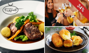 2- of 3-gangen wilddiner + amuse bij Restaurant 't Hert