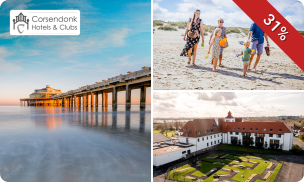Overnachting voor 2 tot 4 + ontbijt + late check-out in Blankenberge