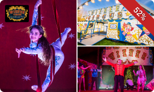 Entree voor Groot Limburgs Kerstcircus in Genk