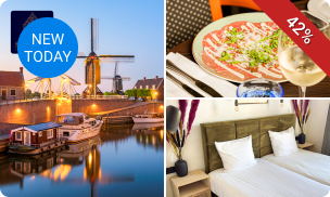 Overnachting voor 2 + ontbijt + evt. 3-gangendiner à la carte in Heusden