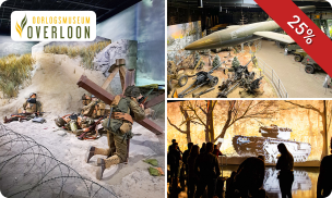 Entree Oorlogsmuseum Overloon + drankje