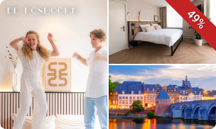 1 of 2 overnachting(en) voor 2 + welkomstdrankje + late check-out