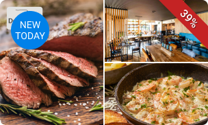 3-gangen keuzelunch of -diner