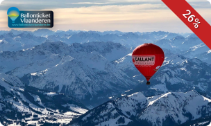 Ballonvaart (1 uur) + glas bubbels en versnaperingen