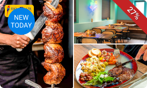 All-You-Can-Eat diner + nagerecht (2 uur) bij Rio De Brazil