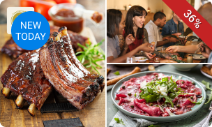 2-gangen keuzelunch of 3-gangendiner à la carte