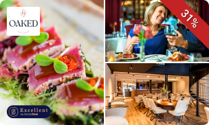 3-gangenlunch of -diner van de chef bij Restaurant Oaked