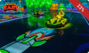 Karten met augmented reality bij BattleKart