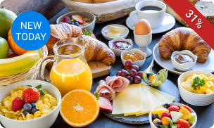 Luxe ontbijt + glas cava