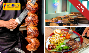 All-You-Can-Eat diner + nagerecht (2 uur) bij Rio De Brazil