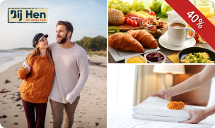 Overnachting(en) voor 2 + ontbijt + late check-out op Ameland