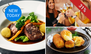 2- of 3-gangen keuzediner bij Restaurant 't Hert in Genk