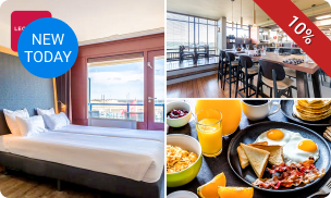 Overnachting voor 2 + ontbijt nabij IJmuiden Strand