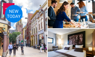 Overnachting voor 2 + ontbijt in hartje Groningen