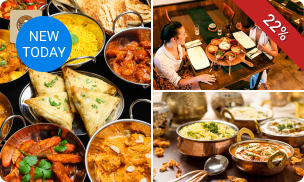 2- of 3-gangenlunch of -diner à la carte bij Taj Indian Restaurant