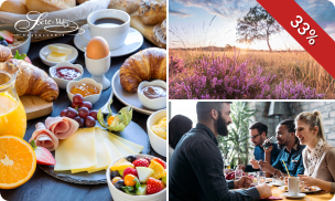 Luxe ontbijtbuffet + glas cava in een natuurgebied bij Hotel Soete Wey