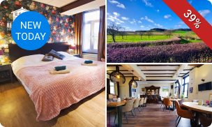 Overnachting voor 2 + ontbijt + koffie/thee en Limburgse vlaai in Schin op Geul