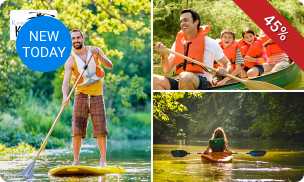 Suppen (ca. 1,5 uur) of kajak- of kanotocht (ca. 2,5 uur) + reddingsvest(en)