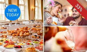 Luxe ontbijtbuffet + glas bubbels aan Park Hoge Kempen