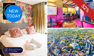 Overnachting voor 2 + ontbijt + late check-in + late check-out + fles wijn in Middelburg