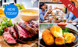 2- of 3-gangenlunch of -diner à la carte in hartje Genk